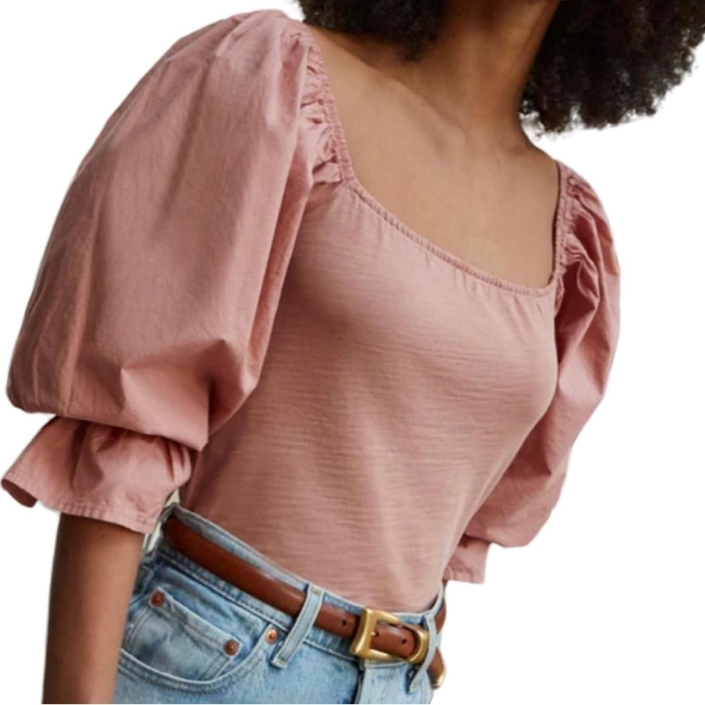 Nation LTD Frida Renaissance Tee in Pink Glaze - NWT